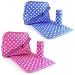 DOTTY PRAM SHOULDER BABY BAG NAPPY CHANGING MAT BOTTLE SHOULDER SET OILCLOTH (PINK)