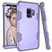 Produktbild Shinyzone für Samsung Galaxy S9 Hülle,Hybrid 3 in 1 Kombination Silikon Innen Hartplastik Schutzhülle mit Lila Stilvolle Farbe für Samsung Galaxy S9