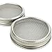 Produktbild JAGETRADE Kenley Seed Sprouter Kit - Sprouting Mason Jars with Stainless Steel Strainer Lids - Germinator Set to Grow Your Own Sprouts Alfalfa Brocolli Bean Salad