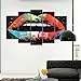 Produktbild MLIJB ACCEY 5 Panels/Set Leinwand Druck Sexy Mund Wandkunst Bilder Für Wohnzimmer Abstrakte Poster Drucken Dekorative Bilder, S3NoFrame