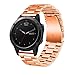 Produktbild feiliandajj Armbanduhr Band, Fashion Slim Design Edelstahl Sleeve Armband Strap für GARMIN FENIX 5, Herren Kinder damen, rose gold