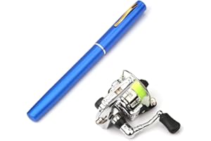 ‎LIXADA Lixada 1 Mt / 1,4 Mt Tasche Faltbare Angelrute Reel Combo Mini Pen Angelrute Kit Teleskop Angelrute Spinnrolle Combo Kit