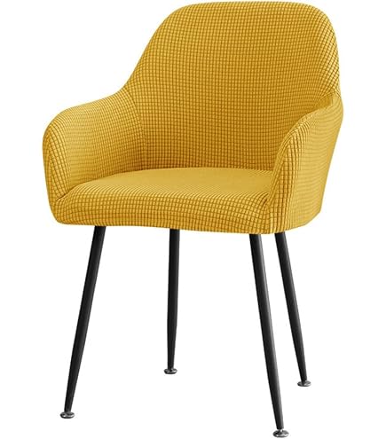 AQIGR Housse de Chaise Extensible Universelle Salle à Manger 2/4/6 Pièces Couverture de Chaise Grande Taille Amovible Lavable pour Décor Salle à Manger Hôtel Cuisine (Color : #45, Size : 4 pièces