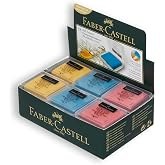 Faber-Castell Renkli Hamur Silgi, 18&rsquo;li, Kutulu, Kolay Şekil Verilebilir, Lekesiz Temizlik, Eğlenceli ve Kullanışlı Tasarım