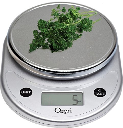 Ozeri Pronto Digital Multifunction Kitchen and Food Scale, Elegant Chrome by Ozeri