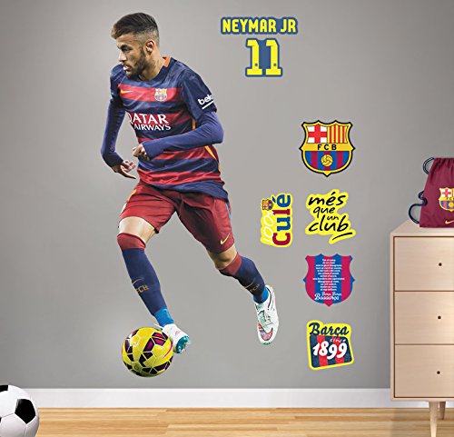 Preisvergleich Produktbild MYVINILO Neymar Jr - FC Barcelona Neymar Offizielles Aufkleber 120 cm