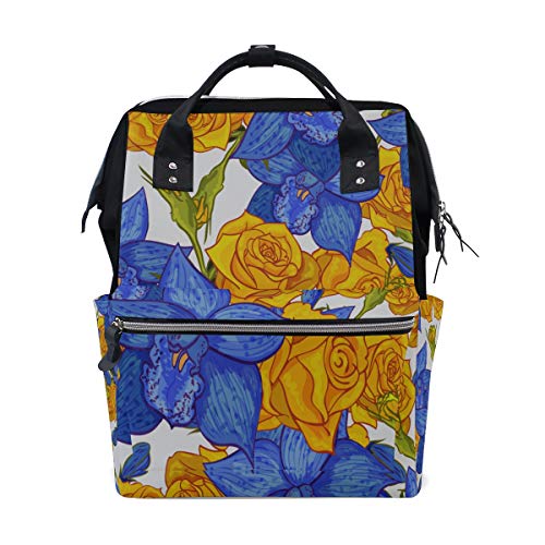 Preisvergleich Produktbild Blume Einzigartige Blumenpflanze Große Kapazität Windel Taschen Mummy Rucksack Multi Funktionen Wickeltasche Tasche Handtasche Für Kinder Baby Care Travel Täglichen Frauen