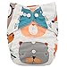 iZiv(TM) Newborn Organic Infant Waterproof/Adjustable/Reusable/Washable Pocket Cloth Diaper Fit Babies 0-3 Years(Animals)
