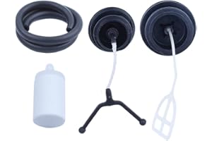 Bouchon d'huile et bouchon de carburant Gubeter Kit de tuyau de ligne de filtre, pour Husqvarna 50 51 55 254 257 tronçonneuse, 501765602, 53007126