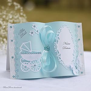 XL Glückwunschkarte Glückwunsch Geldgeschenk Grußkarte Minibuch A5 Jungs Handarbeit binnbonn