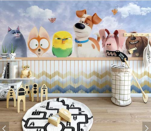 Carton Animal Kids Room Wallpaper Murals Home Wall Decor 3D Print Photo Stereo Art Wall Decals 3D Wall Custom 200Cmx140Cm