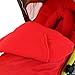 Baby Travel Foot Muff and Head Hugger Universal Fit (Red)