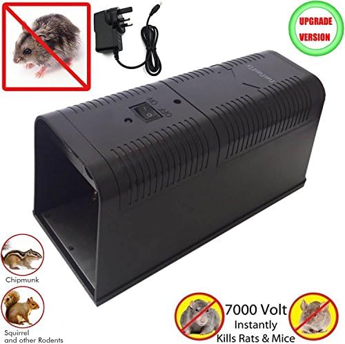 funfunfly [Upgrade Version] Electronic Mouse Trap / Perfect for Rats, Mice, Squirrels and Rodents Using Humane Exterminating - Best Pest Control/ Repellent Eliminator