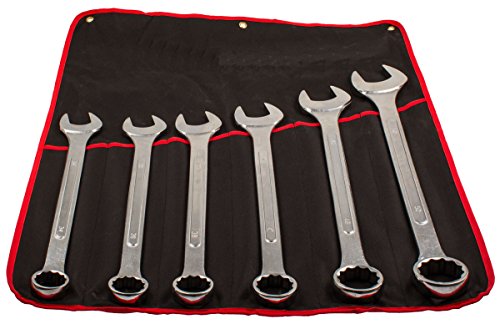 Ring Maulschlüssel Satz XXL 34-50 mm 6-tlg. Maulring Schlüssel Ringmaulschlüssel Maul Rringschlüssel