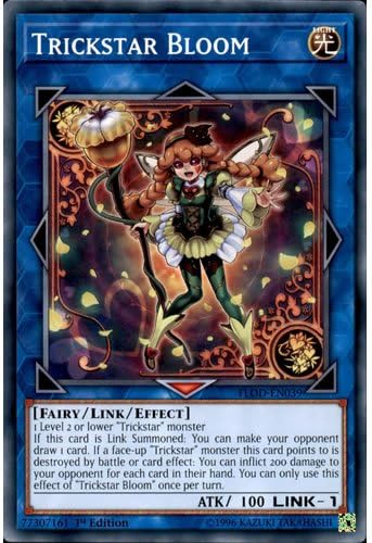 FLOD-EN039 1st Ed Trickstar Bloom Common Card Flames of Destruction Yu-Gi-Oh Single Card