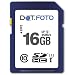 Produktbild Dot. Foto – 16 GB Speicherkarte SDHC Klasse 10 UHS – 45 MB/trocken für Digitalkameras Olympus SH/SP/SZ [für die Kompatibilität siehe Beschreibung]