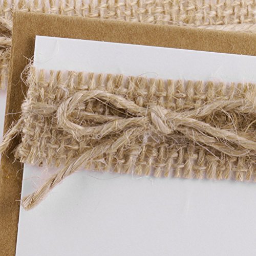 NUOLUX Tischkarten, 10pcs Name Tabelle Tischkarten für Hochzeitsparty - 5