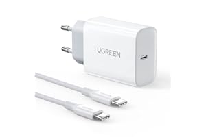 UGREEN 30W Caricatore USB C con 2 Metri Cavo USB C Incluso per Google Pixel 7/6a, Caricavo USB C, Caricabatterie USB C, Compatibile con Google Pixel, Galaxy S23/S22, iPhone 15/14/13/12, Xiaomi Redmi