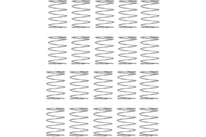 MACHSWON Compressed Spring for Furniture Screen Doors Lawn Mowers Repair Projects Stainless Steel Compression Spring 4mm OD 0.3mm Wire Size 25mm Free Length 20pcs
