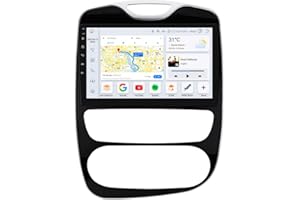 OSSURET Android 12 Radio de Coche para Renault Clio 4 (2016-2019), 8 núcleos 6G+64G GPS Navi Pantalla táctil QLED de 10.1" con CarPlay inalámbrico Android Auto Bluetooth WiFi 4G LTE DSP RDS