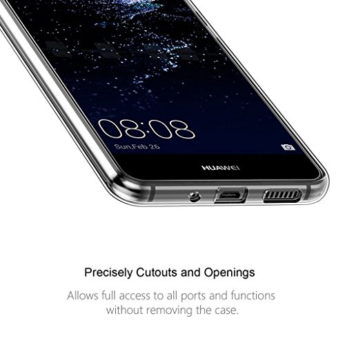 Huawei P10 Lite Funda   TUTUWEN Transparente Silicona TPU de Flexibilidad Carcasa Case Bumper Ultra Delgado Espalda Case Cover para Huawei P10 Lite
