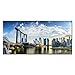 Produktbild Marina Bay Singapur Leinwandbild 50x100cm (2cm)