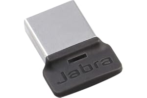 Jabra Link 370 USB-A Bluetooth Adapter MS – 30 Meter/98 Feet Wireless Range for Headsets – Microsoft Optimised – Black