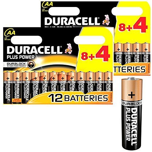 Book's Cover of 24x Duracell MN1500 Plus Power AA Double A Size Remote Battery Batteries