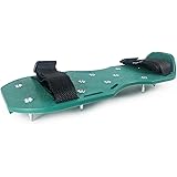 QWORK Nagelschuhe Profi, Nagelsohle Estrichschuhe mit 19mm Spikes, perfekt für Epoxidböden, Überzüge, Abdeckung, grüne Farbe 