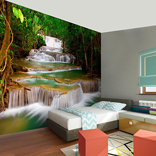 Fototapete Wasserfall 352 x 250 cm – Vliestapete – Wandtapete – Vlies Phototapete – Wand – Wandbilder XXL – !!! 100% MADE IN GERMANY !!! Runa Tapete 9036011a - 5