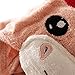 TopTie Cartoon Shape Hooded Bathrobe / Beach Towel, 0-12 Months, Microfiber - Pink,S
