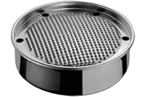 LA MERCERIA ONLINE Grattugia Formaggio Bari In Acciaio Inox Tonda Cm 18 Con Contenitore