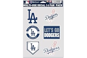WINCRAFT Los Angeles Dodgers Multi Use 6 Fan Pack