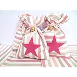 Adventskalender - 24 Stoffsäckchen Stoffbeutel zum Befüllen