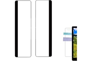 Tokaneit Computer Monitor Memo Board 2 Stück Monitore Memo Seitenwand,Monitor Seitenwand Computer Haftnotizenhalter,Transparente Acryl Nachrichtentafel,Kreative Haftnotizenhalter,Memo Board