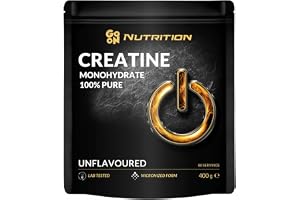 Go On Nutrition Creatine Monohydrate 100% Pure (400g) Unflavoured - Kreatin - Kreatin monohydrat