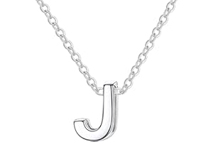 Only faith Collar para mujer con letra inicial Acero inoxidable Colgantes con letras bisutería barata sobre con mensaje original Amigos Novios