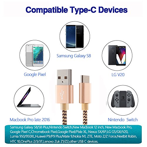 Cable USB C    USB 3 0 AOSTA 2M C  ble USB Type C en Aluminium Chargeur USB C pour Samsung Note 8 Galaxy S8 S8  Macbook Pro Sony Xperia XZ Huawei P9 Nexus 5X 6P Oneplus 2 3 Lumia 950 XL Xiaomi-OR