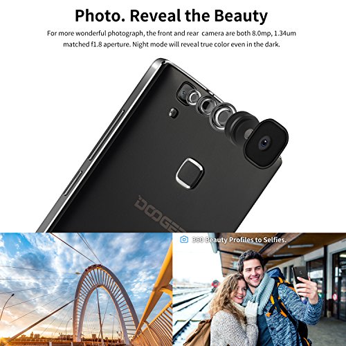 Cellulari in Offerta, DOOGEE X5 Max Pro Smartphone Android 6.0-4G 5.0 Pollici HD IPS Display Telefonia Mobile - 4000mAh Cellulare con 16GB ROM 2GB RAM - 8.0MP Fotocamera Digitale e Impronta