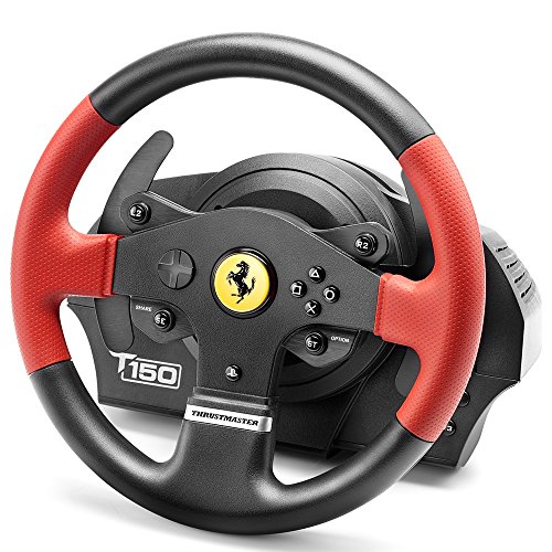 Thrustmaster T150 FERRARI EDITION - Volante - PS4   PS3   PC - Force Feedback - Licencia Oficial Ferrari