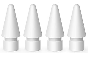 MEKO Paquete de 4 Puntas de Repuesto para Apple Pencil de 1ª Generación y 2ª Generación - Blanco