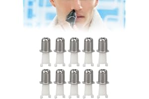 TMISHION Nasenhaartrimmer Nasenhaartrimmer, Nasenhaarschneider Ersatzklinge Nasenschneider Ersatzklingen Trimmerkopf Ersatz 10 Stück Haarschneidekopf Präzise Haarschneider Nasenhaare Universal