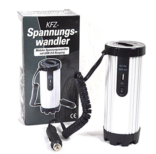 Preisvergleich Produktbild KFZ Spannungswandler mit USB 2.0 Anschluss für Wohnmobil Autos Urlaubs-Reisen