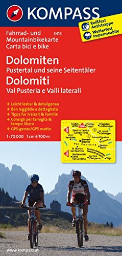 Download Dolomiten - Pustertal und seine Seitentäler / Dolomiti - Val Pusteria e Valli laterali: Fahrrad- und Mountainbikekarte. GPS-genau. 1:70000 (KOMPASS-Fahrradkarten International, Band 3413) Download Dolomiten - Pustertal und seine Seitentäler / Dolomiti - Val Pusteria e Valli laterali: Fahrrad- und Mountainbikekarte. GPS-genau. 1:70000 (KOMPASS-Fahrradkarten International, Band 3413)