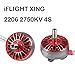 Produktbild TianranRT Ferngesteuerter Hubschrauber,Neuer Kühler 2 Pc Iflight Xing 2208 1700/1800/2150/2450Kv Schwanzloser Motor 2-6 S Für Fpv-Drohne,Mehrfarben