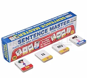 Tread Mall Educational Sentence Building for Kids ? 90 Cards Early Reading, Speech, Writing, Language, Sentence Master Puzzle Cards Toys for Toddler 2 3 4 Year Old Boys Girls - Gifts for Kids