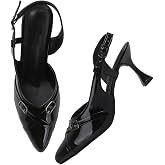 TRYME Trendy Solid Pointed Close Toe Stilettos Heel Sandals For Women & Girls