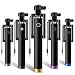 Maxxlite Stylish AUX Wire Selfie Stick for all smartphones.(Bottom chrome in assorted color) RS.175.00