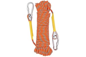 X XBEN Multi-use 8mm 10m/20m/30m/50m/70m Outdoor Rope Home Emergency Escape Rope, Multifunctional Cord Safety Rope for Magnetic Fishing Hiking Caving Camping Rescue Tree Climbing