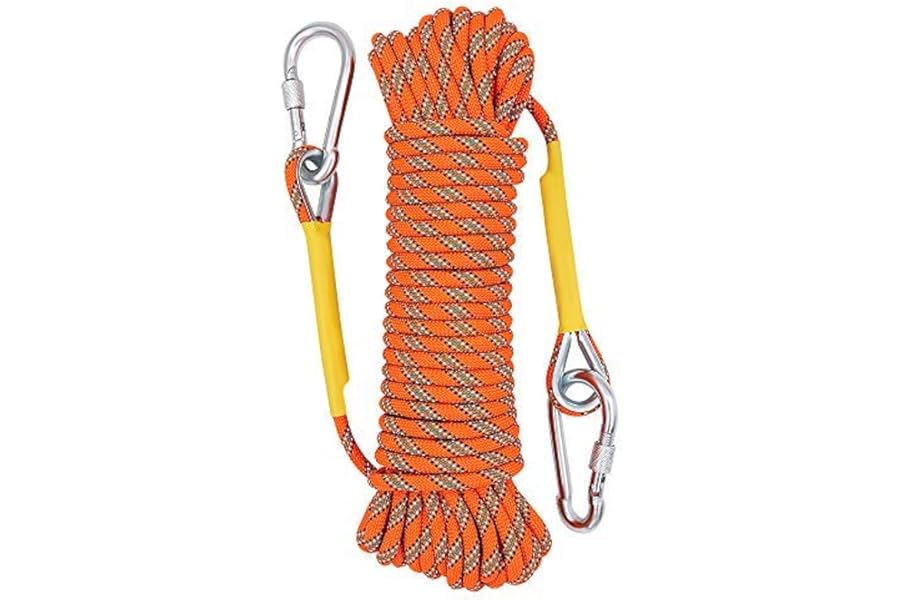 X XBEN Multi-use 8mm 10m/20m/30m/50m/70m Outdoor Rope for Home Emergency, Hiking, Caving, Camping, Rescue, Tree Climbing